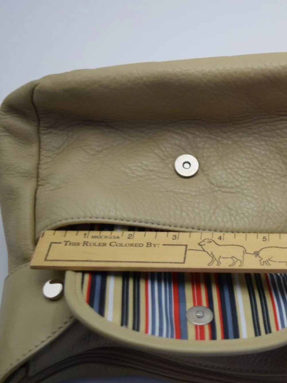 Maxx New York Beige Pebbled Leather Hobo Shoulder Bag Adjustable Strap Dust Bag